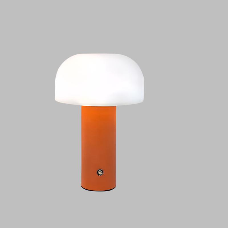 MushroomGlow - Minimalistische Draadloze Tafellamp met Dimfunctie