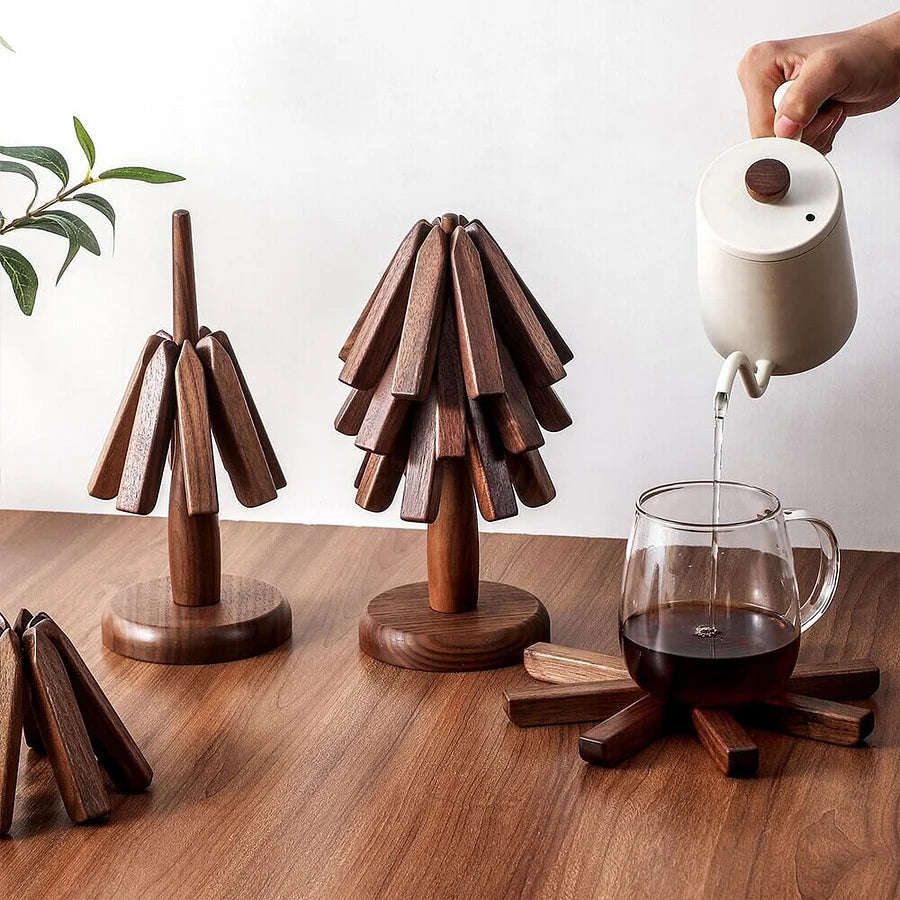 Houten Coasters - Ambachtelijke houten onderzetters