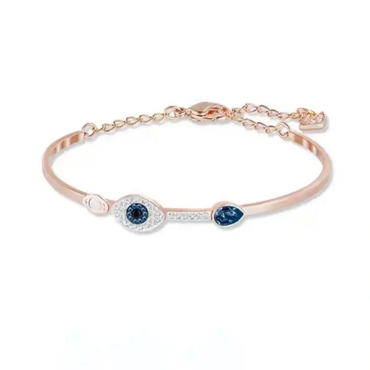 Amira's Enchanting Boze Oog Ketting en Armband Set