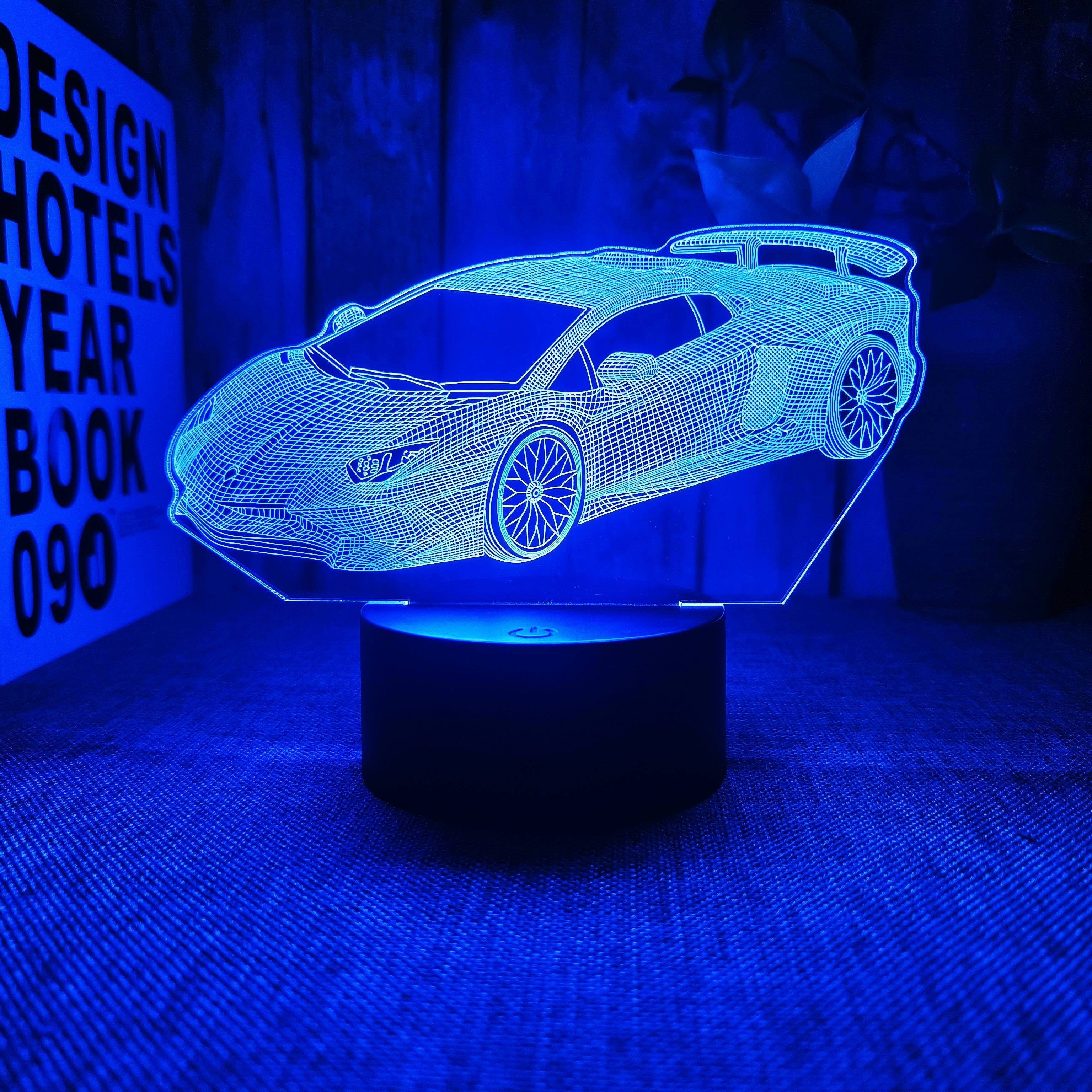 AutoLamp – 3D Sportauto Nachtverlichting met USB