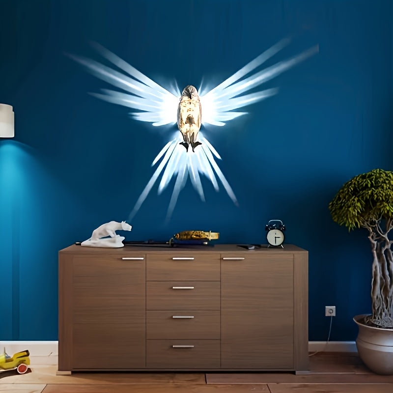 OwlGlow Wall Light - Geometrische LED Wanddecoratie