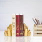 CrystalForm - Vintage Boekensteunen met Kristalontwerp