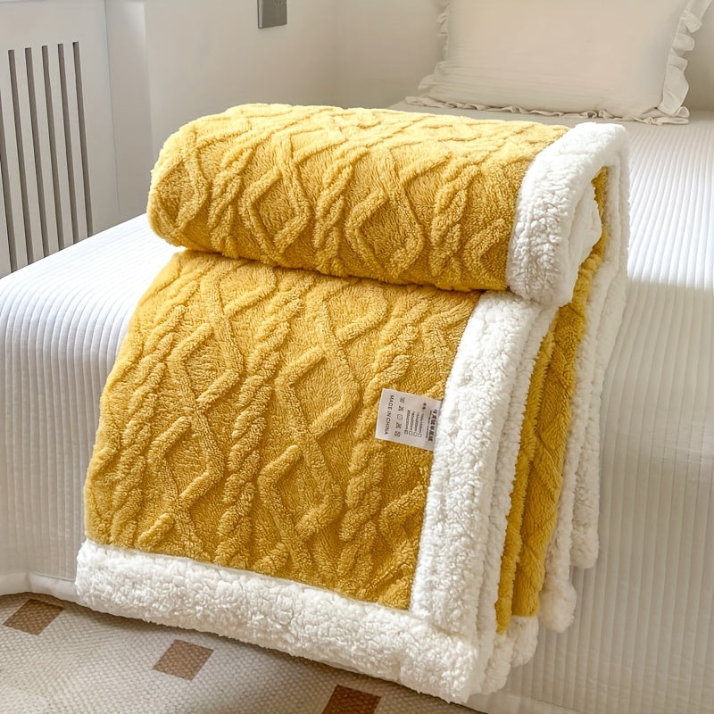 Stijlvolle Omkeerbare Fleece Deken voor Ultiem Comfort en Warmte