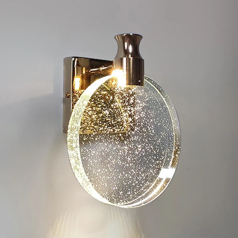 LumièreCéleste – Elegante Gouden Wandlamp voor Sfeervolle Interieurs
