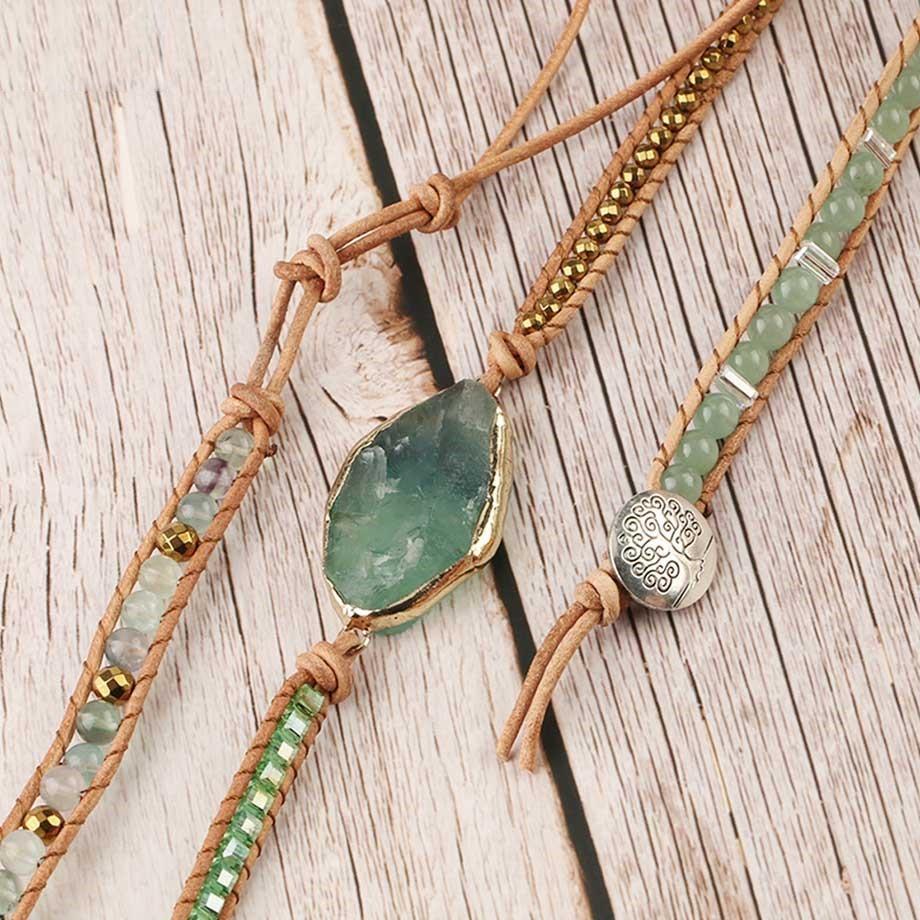 FluoriteGlow Bracelet – Detox & Energie Versterker