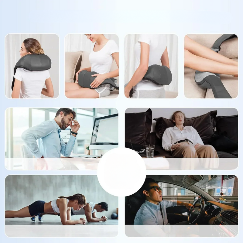 Relief Spiermassager - Luxe Spiermassager met Verwarmingsfunctie en Meerdere Modi