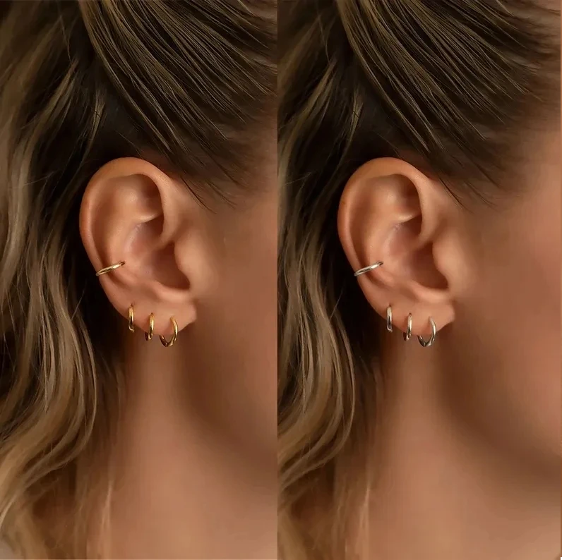 Sophia Hoop Earrings – Elegante Oorbellen in Zilver