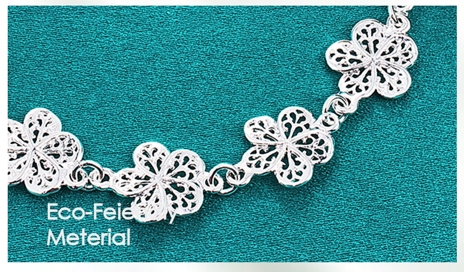 Elegante Zilveren Filigraan Armband met Unieke Schakels