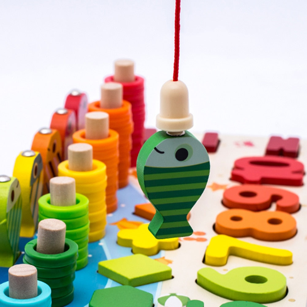 EduWood – Educatief Houten Speelbord voor Groei