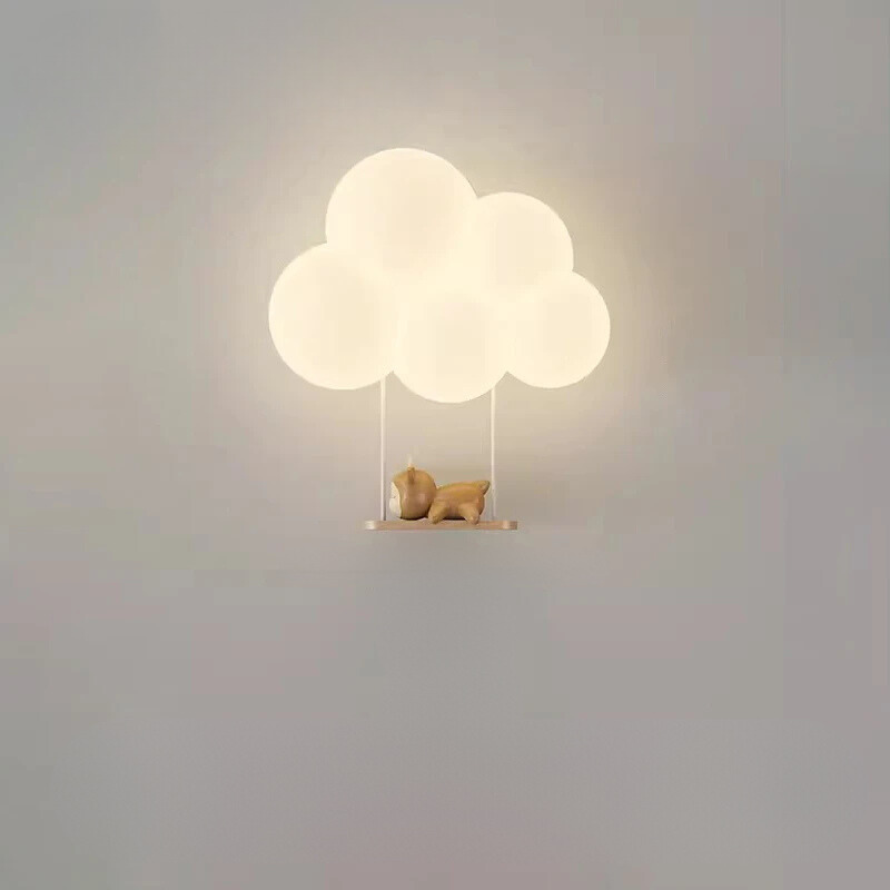 CloudLight – Moderne LED Wandlamp voor Kinderen