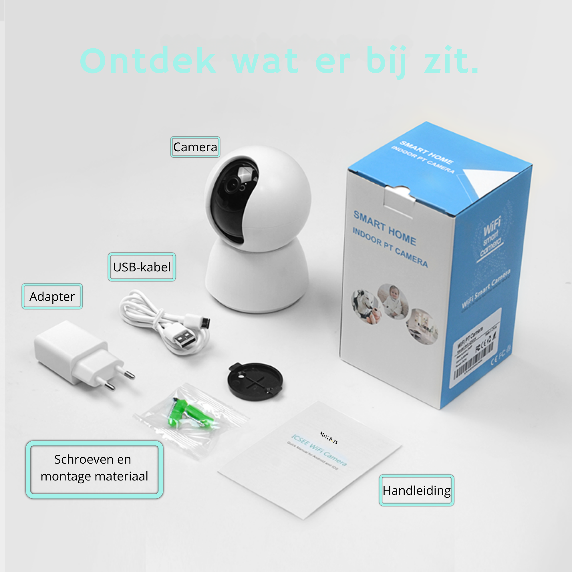 Premiumpets Slimme Camera - Blijf Verbonden met je Huisdier