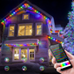 TwinkleGlow Kerstverlichting - Magische RGBIC Slingerlichten voor Feesten