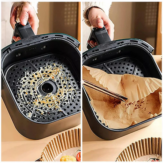 AirFryClean Paper - Innovatief Antiaanbak Bakpapier voor Airfryers