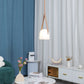 LunaMona Plafondlamp - Moderne Hanglamp van Metaal en Glas