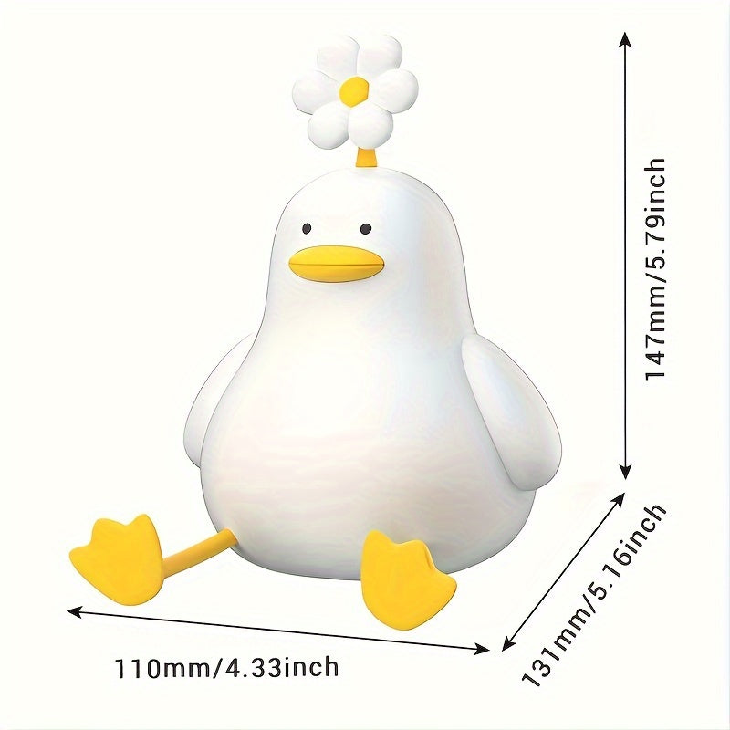 BloomDuck – Dimbare Siliconen Nachtlamp met Klapfunctie