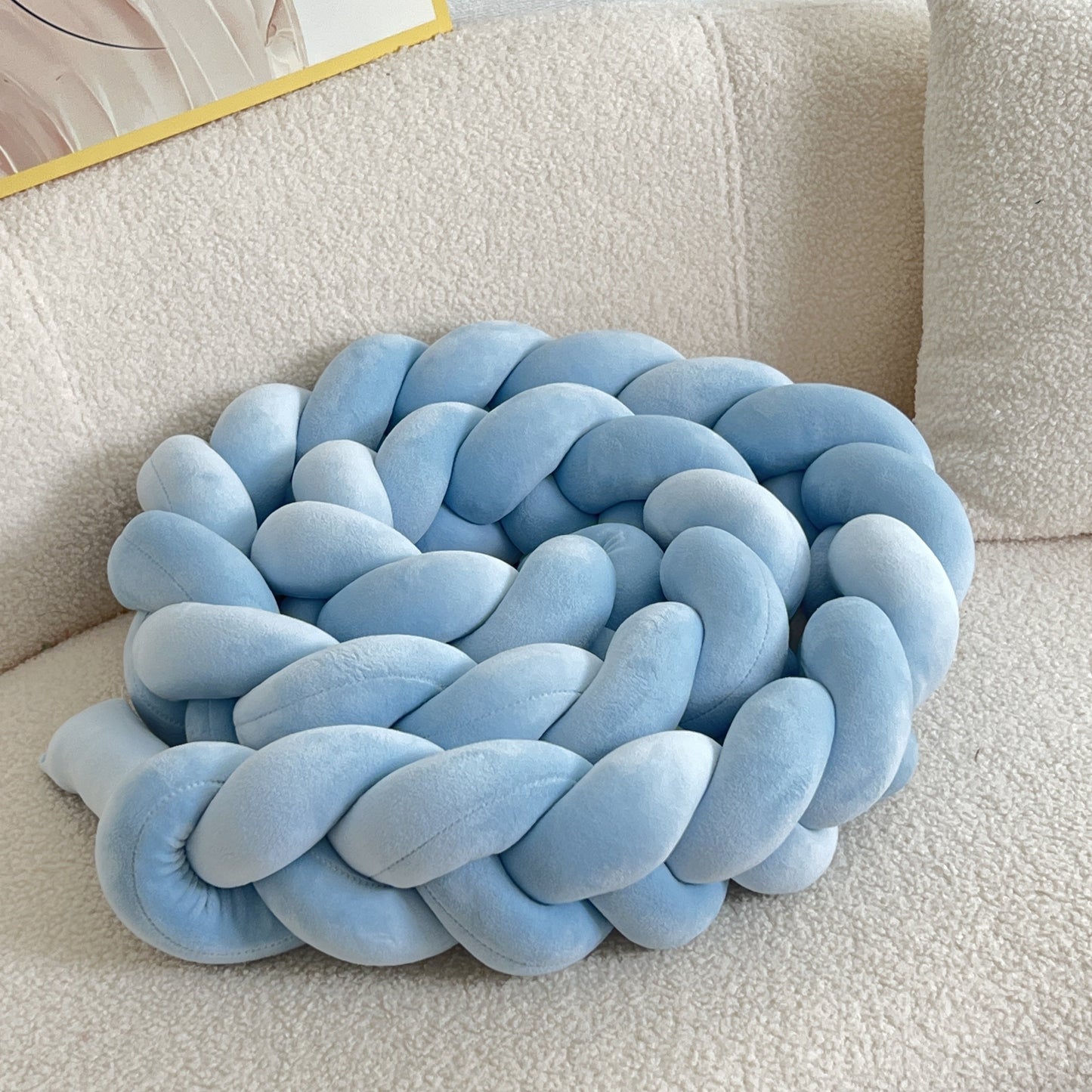WaveCushion - Modern Wasbaar Vloerkussen met Geometrie