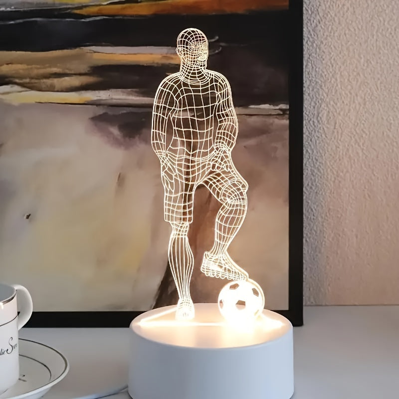 SportVision - 3D LED Voetbal Nachtlamp