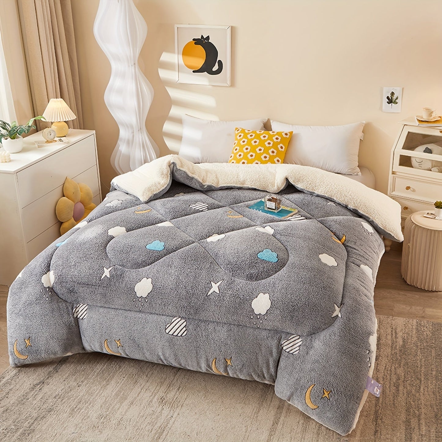 FloralDream – Zacht Fleece Winter Dekbed