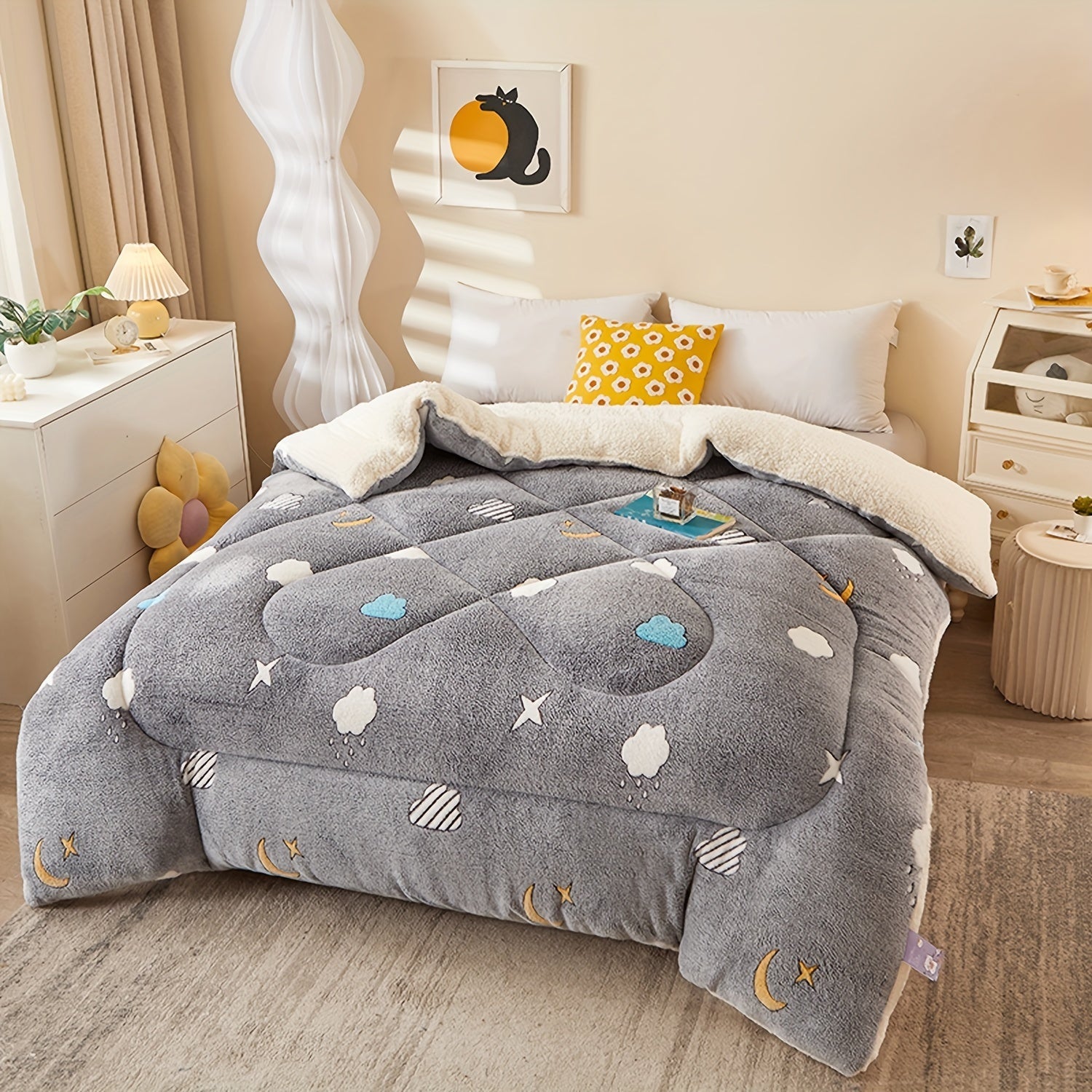 FloralDream – Zacht Fleece Winter Dekbed
