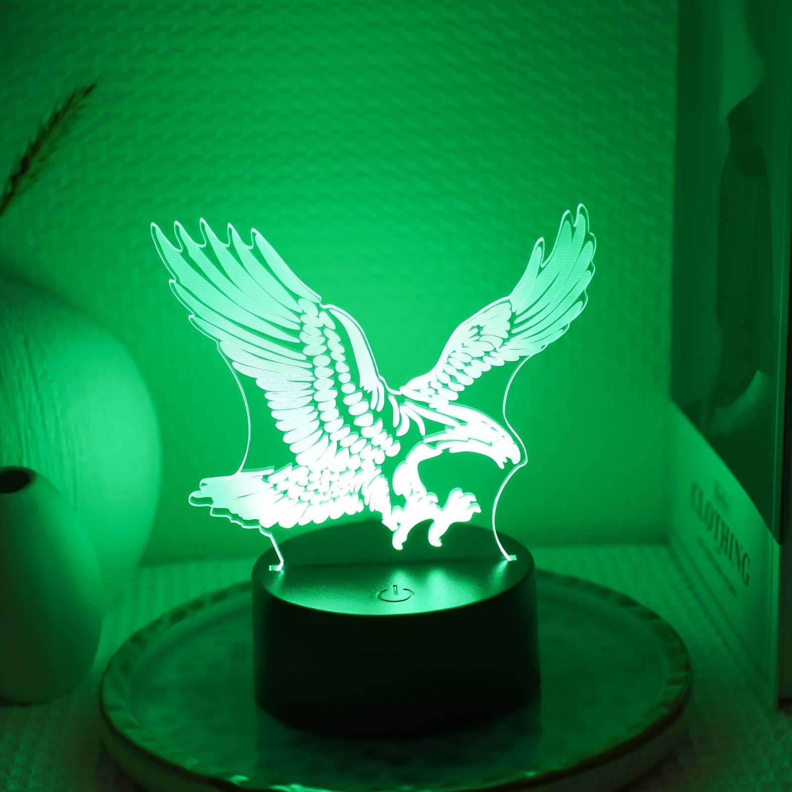 EagleLight – 3D LED Nachtlamp met Kleuren en Touch