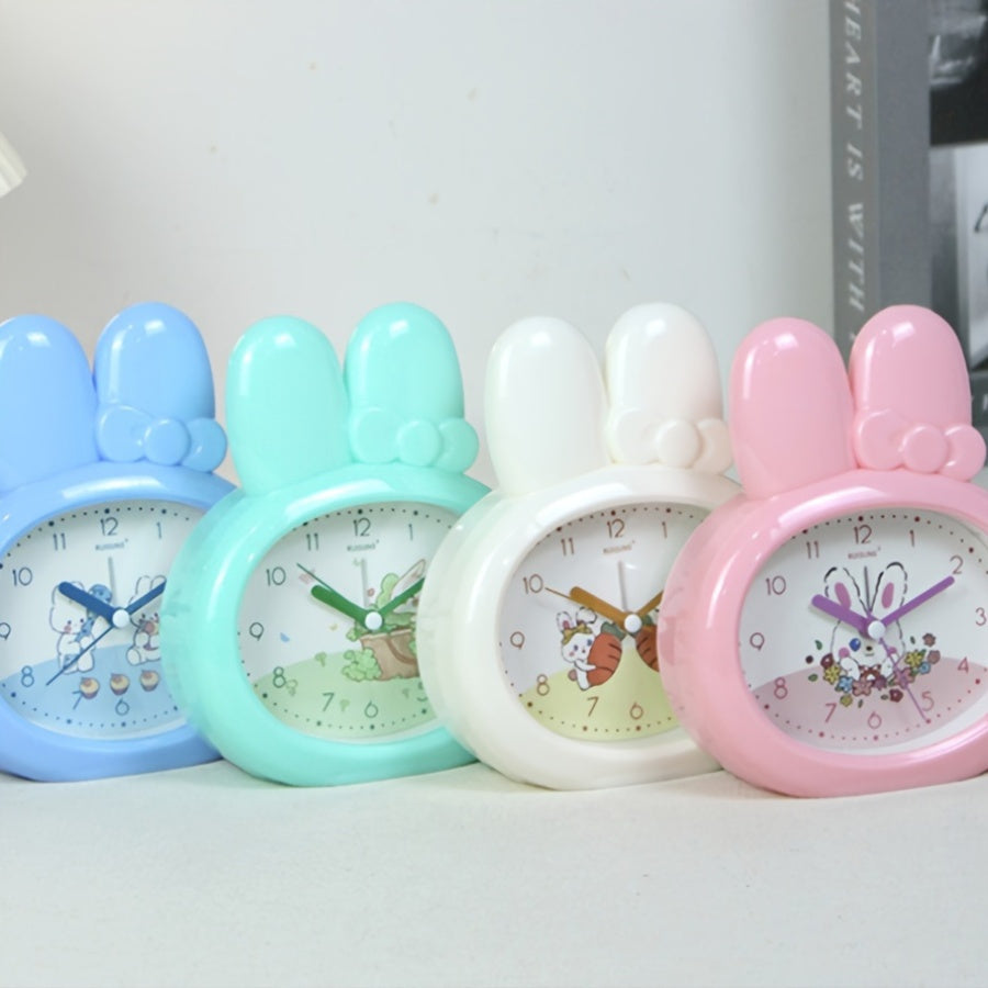 BunnyTime Clock - Schattige LED Wekker met Nachtlamp