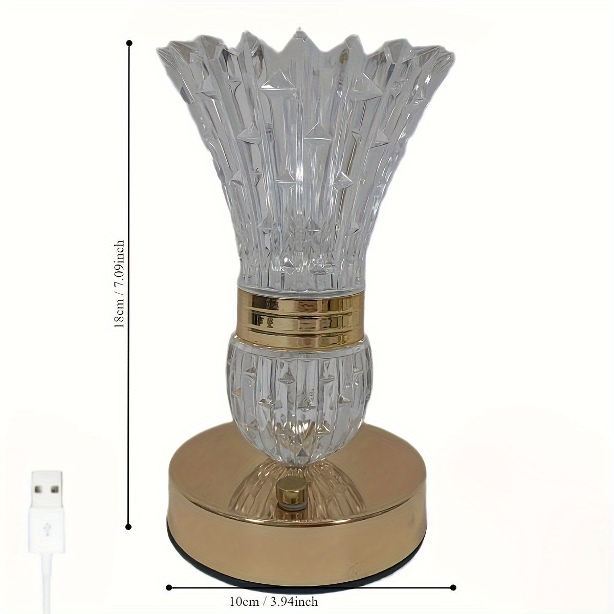 GlowSphere – Verstelbare LED Touch Lamp met USB