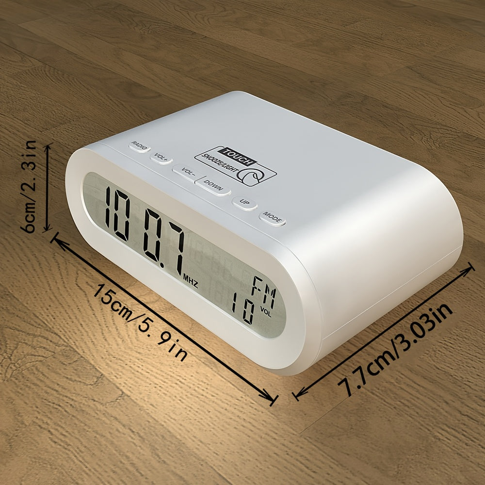 TimeGlow Wekker – LED Digitale Radio met Snooze