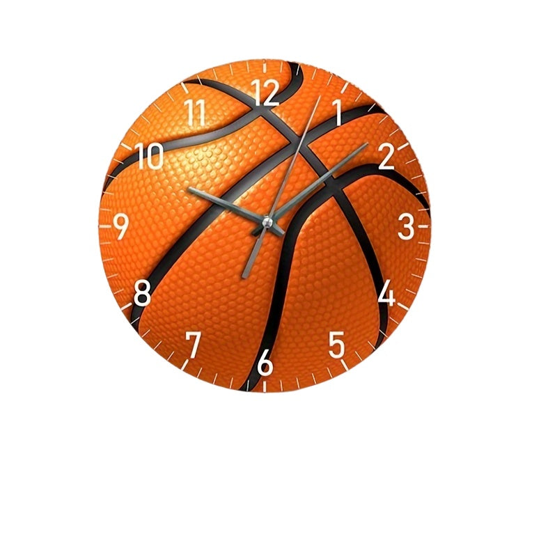 HoopsTime Clock - Design Basketbal Wandklok