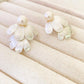 Lunara Earrings - Elegante Dubbele Bloemenontwerpen