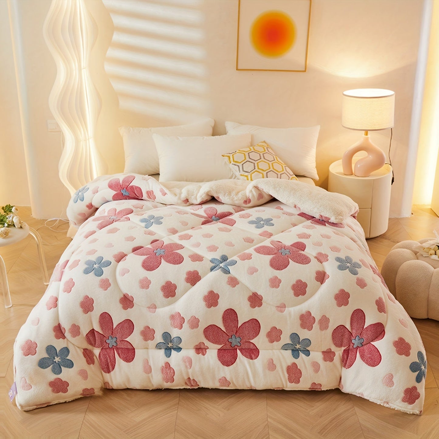 FloralDream – Zacht Fleece Winter Dekbed