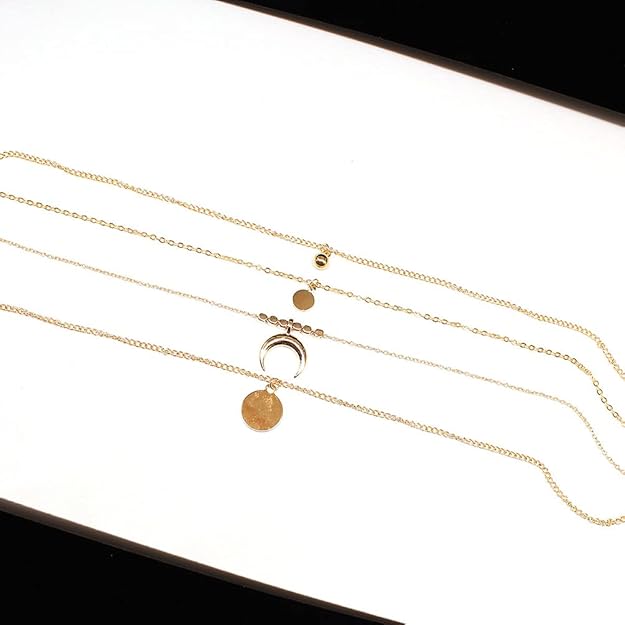 Selania - Elegante Halve Maan Ketting
