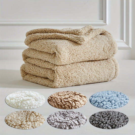 CozyWrap – Luxe Sherpa Fleece Deken voor Winterdagen