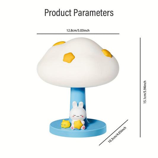 CozyCloud Lamp - USB Oplaadbare Silicone Tafellamp