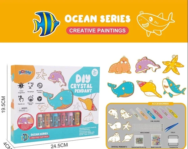 SparkleArt - Creatieve DIY Schilder Sleutelhanger