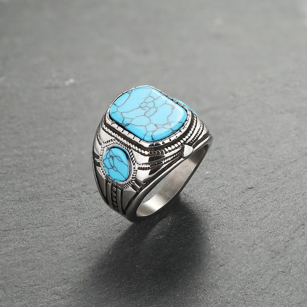 Stunning Thorin Turquoise Men's Ring