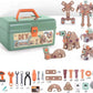 ConstructiePlezier - 100-delige Gereedschapset voor Creatieve Kinderen