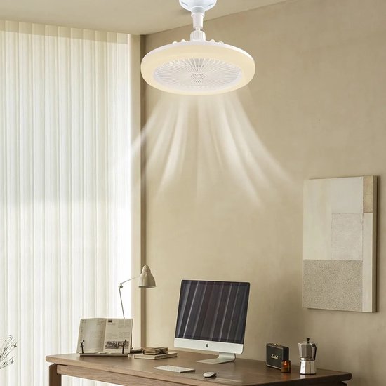BreezeGlow Fan Light – Plafondventilator met Afstandsbediening