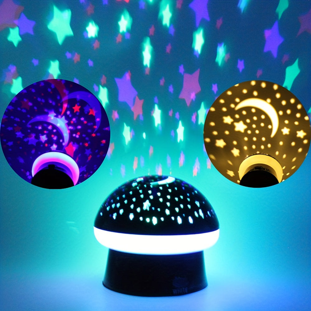 StarryGlow Lamp – Magische Paddenstoel Nachtprojector