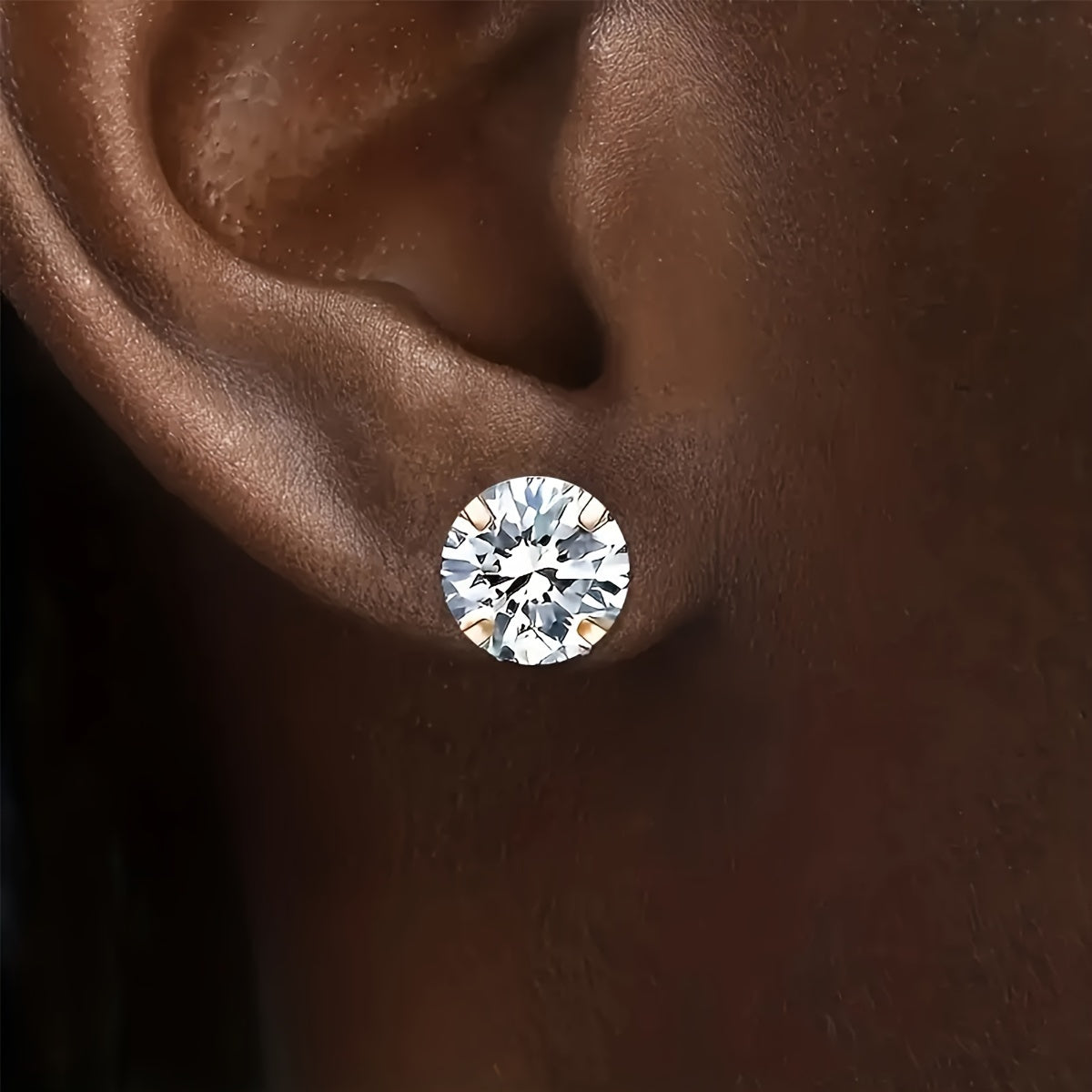 Lumen Sparkle - Tijdloze Titanium Zirkonia Oorknopjes