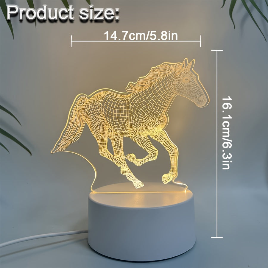 EquineGlow Light - Uniek Paard LED Nachtlampje
