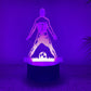 SportGlow – 3D Voetballer LED Sfeerlicht met Kleurverloop
