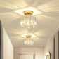CrystalLuxe – Elegante Zwarte LED Plafondlamp met Kristal