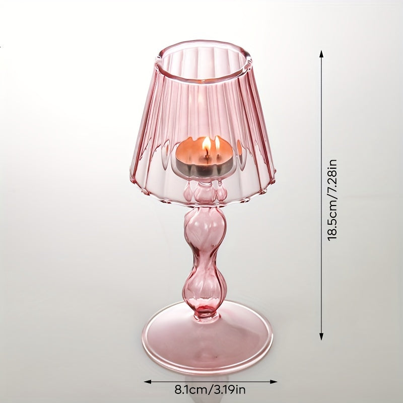 CrystalGlow – Luxe Glazen Tafellamp & Kandelaar