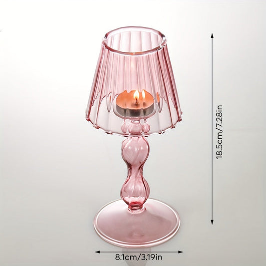 CrystalGlow – Luxe Glazen Tafellamp & Kandelaar