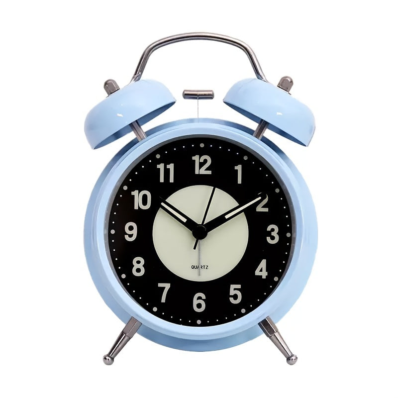 GlowClock – Moderne Stille Verlichte Metalen Wekker
