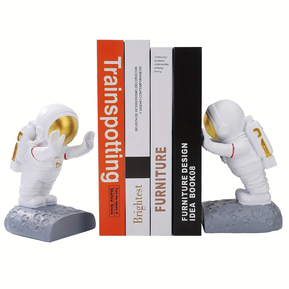 SpaceHold - Astronaut Boekensteunen voor een Ruimtethema