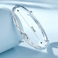 Elegante Gedraaide Zilveren Armring