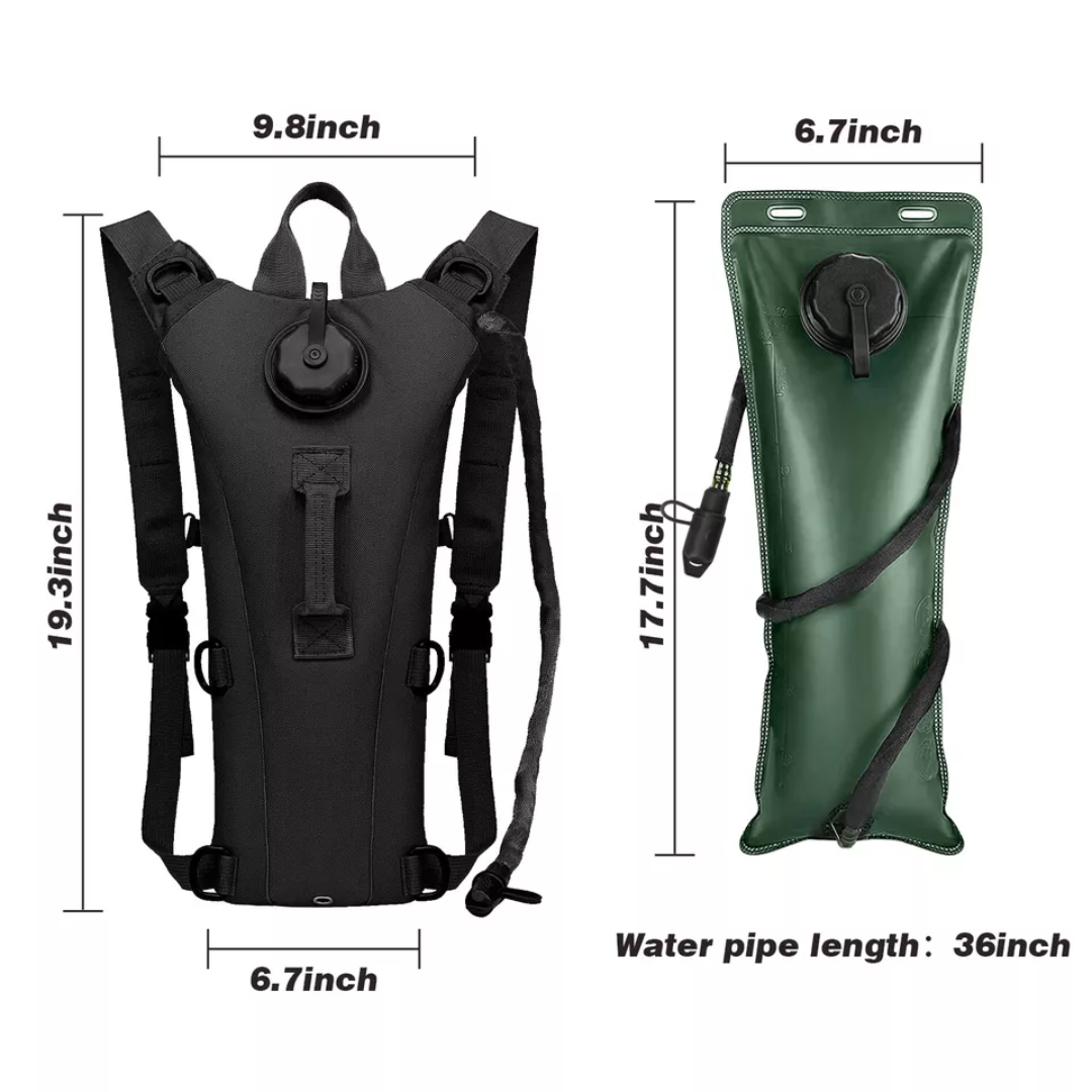 HydraPack - Stijlvolle 3L Water Rugzak voor Avonturen