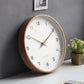 Scandinavische Houten Wandklok - Tijdloze Luxe & Design