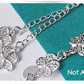 Elegante Zilveren Filigraan Armband met Unieke Schakels